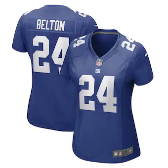 womens nike dane belton royal new york giants game player j